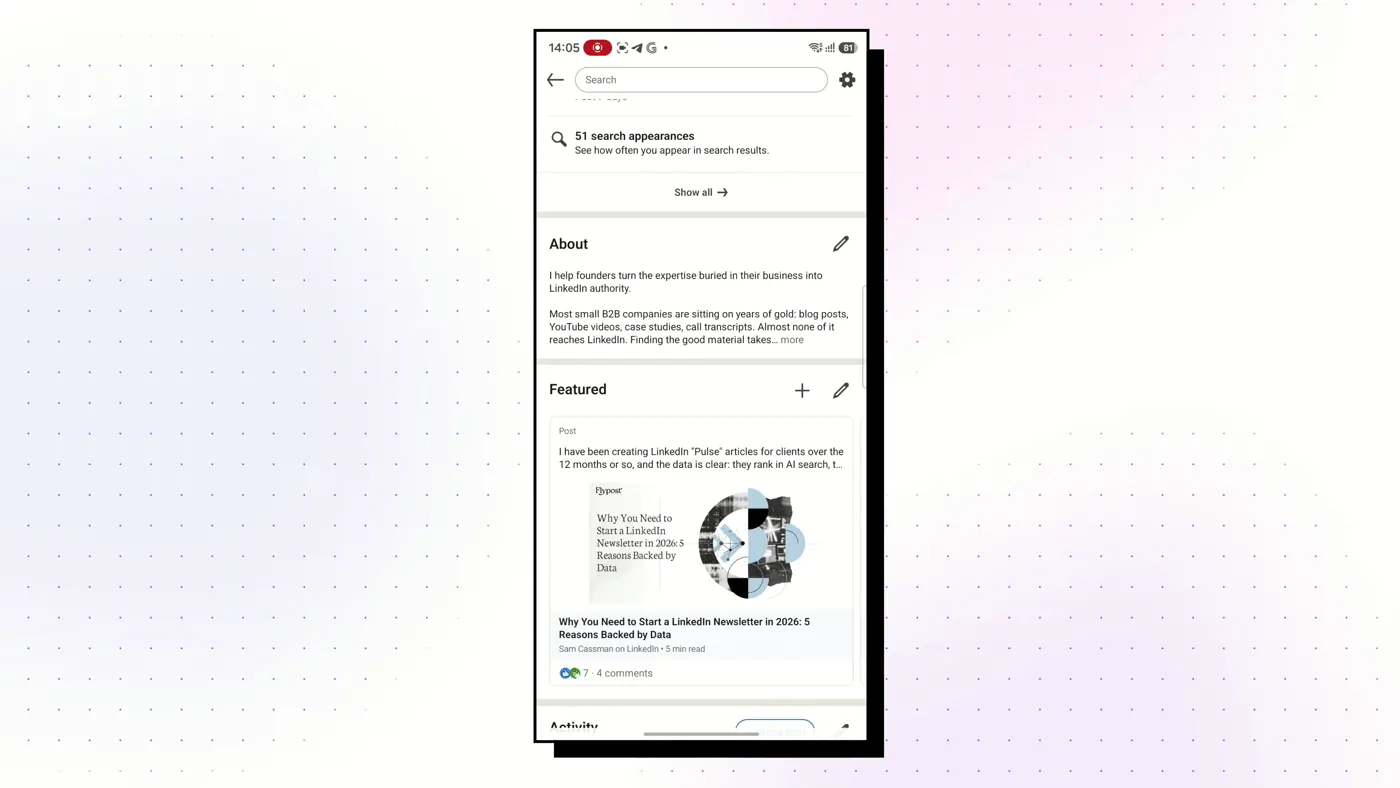 A carousel (document post) in the LinkedIn feed